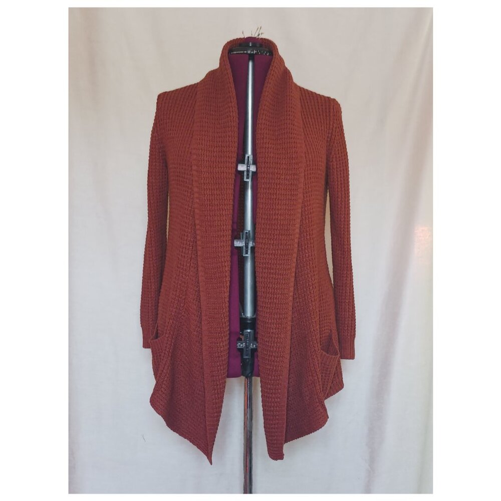 Merona Cowl Neck Cardigan Sweater Orange Size XL
